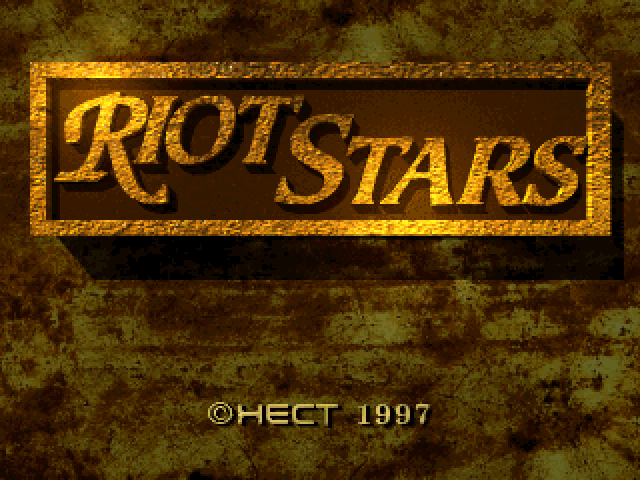 Riot title screen for Playstation